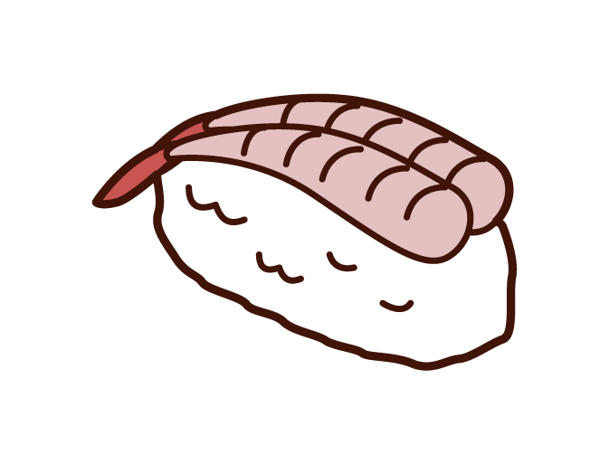 蝦壽司插圖