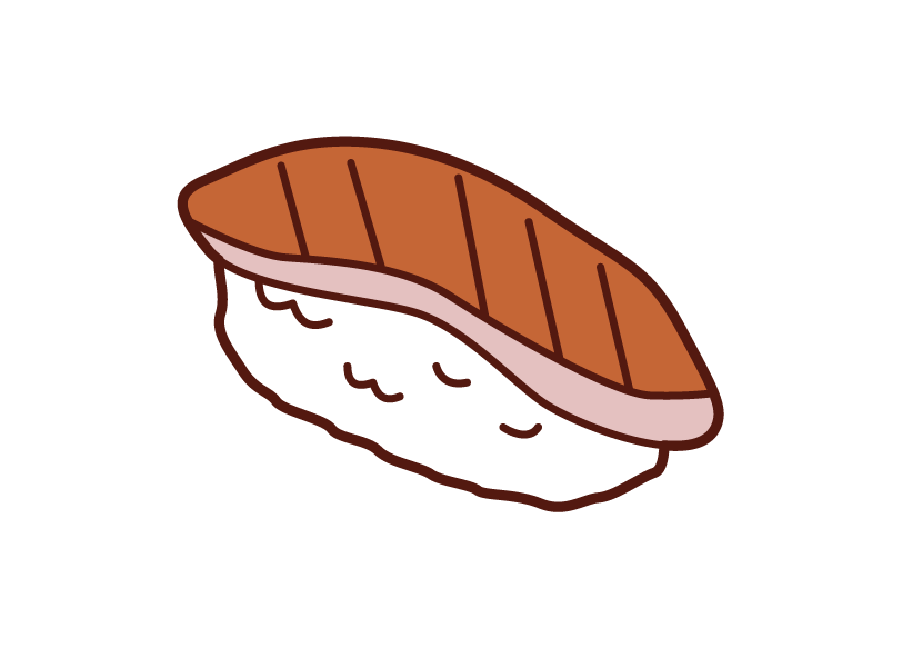鮭魚壽司插圖