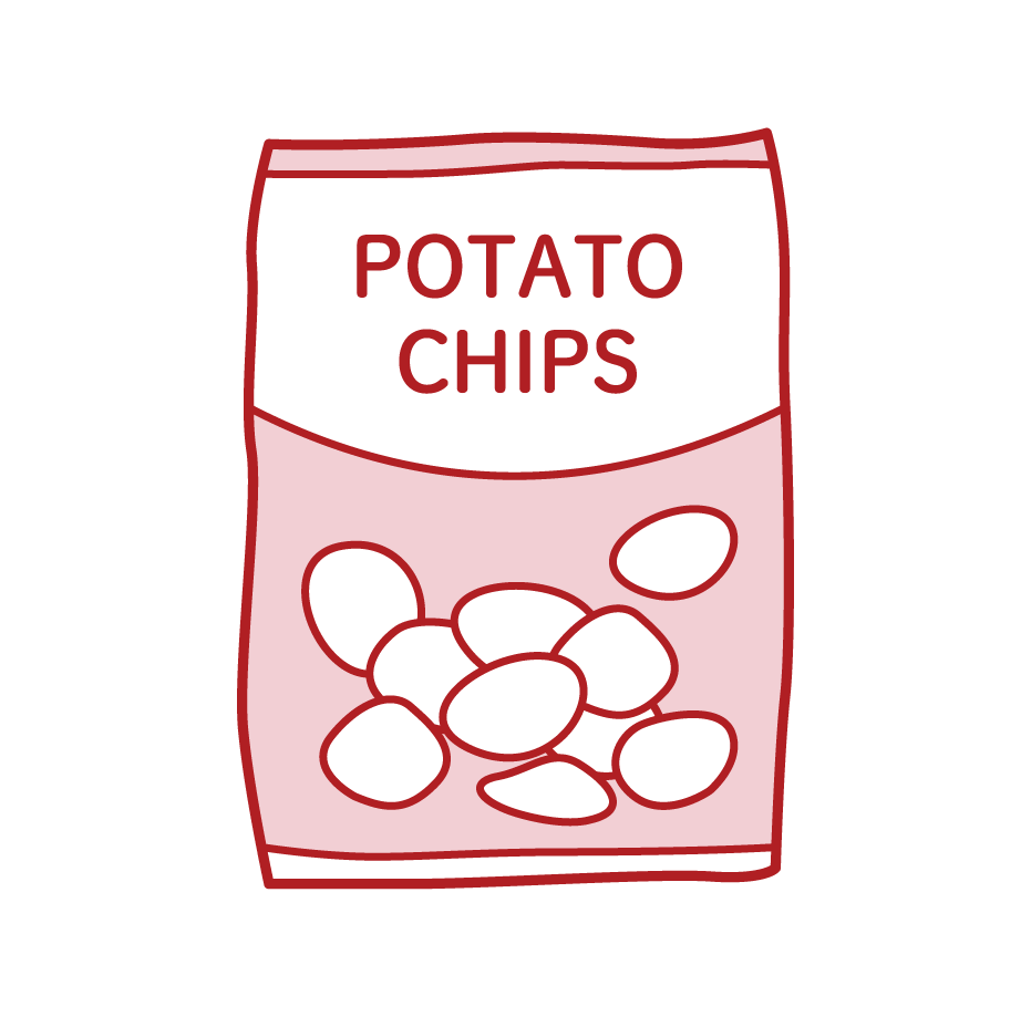薯片插圖