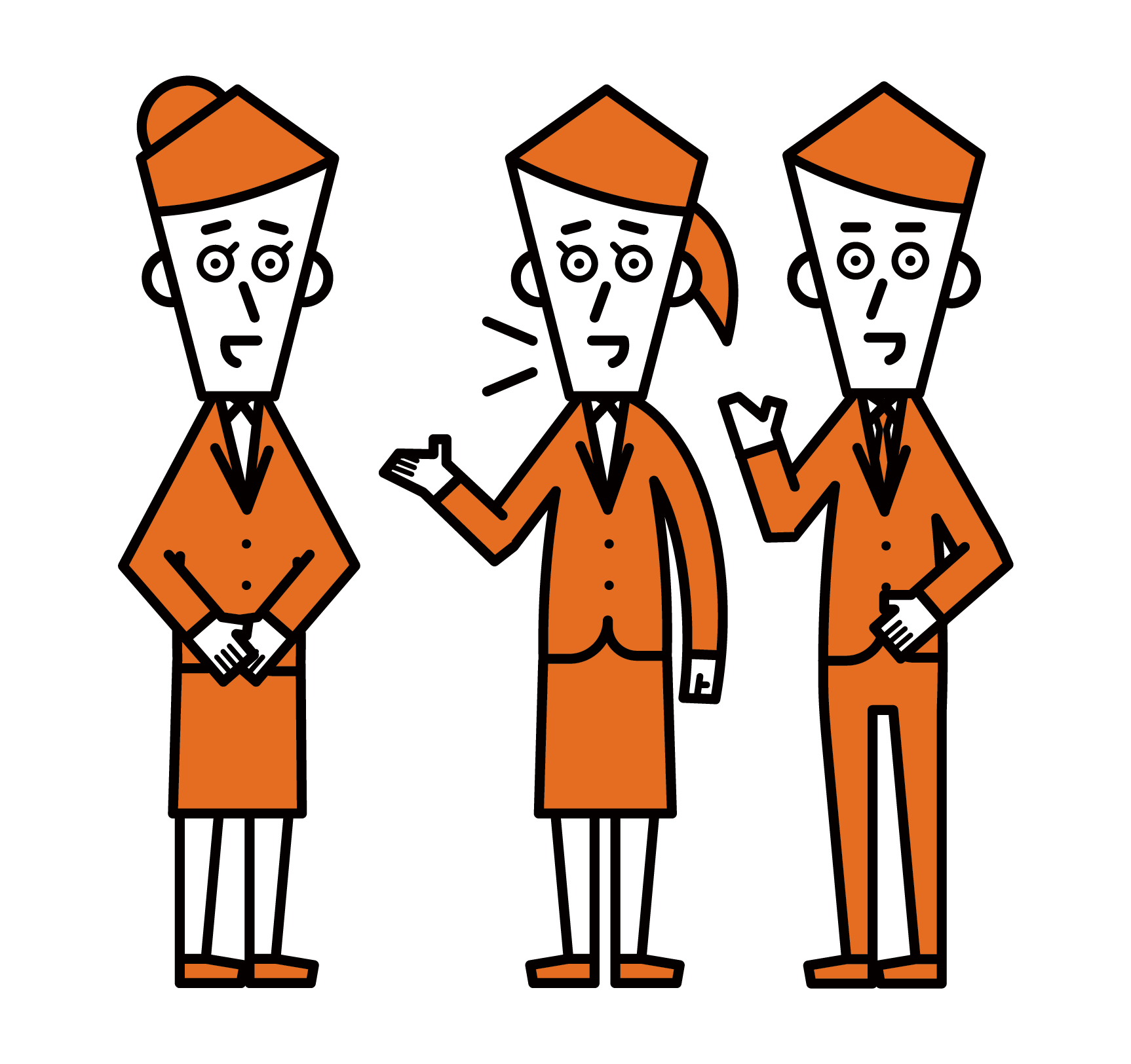 Illustration of an interpreter (male)