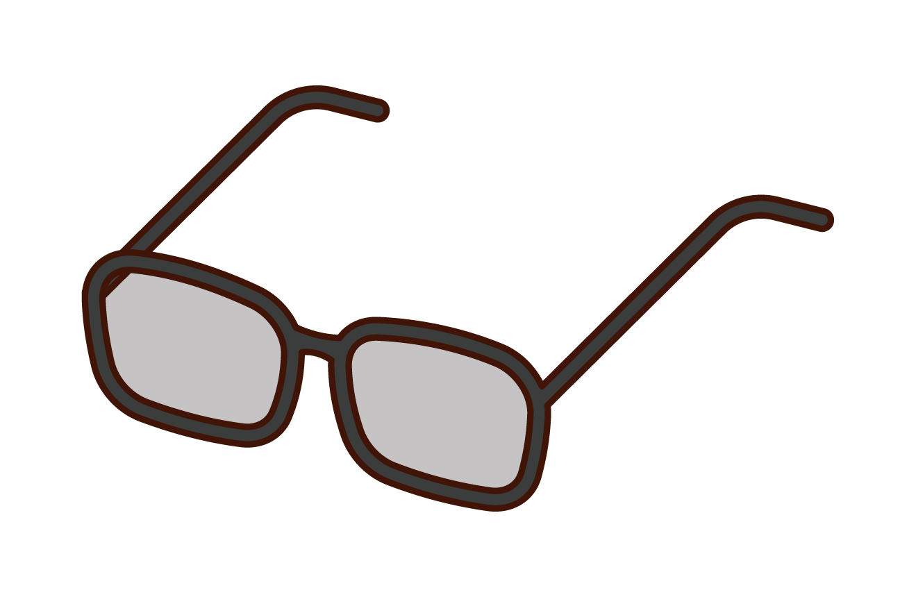 メガネのイラスト