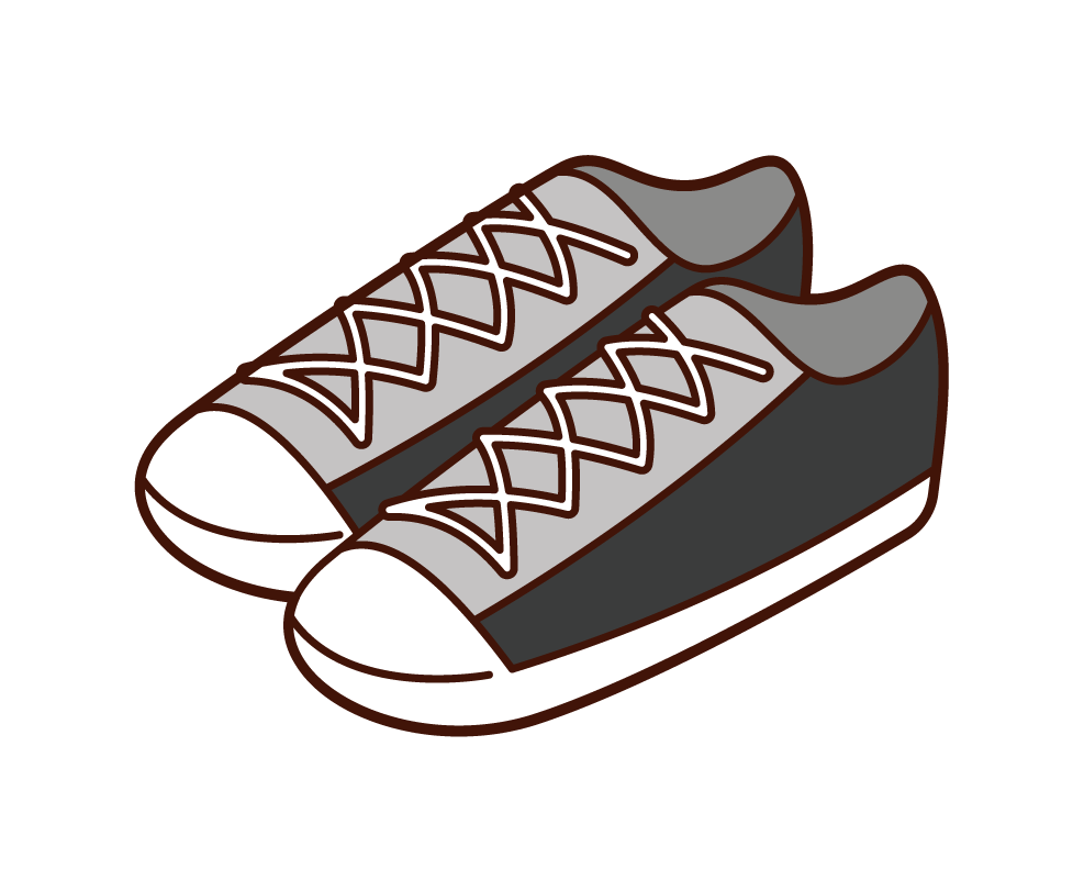 Illustration of shoes and sneakers