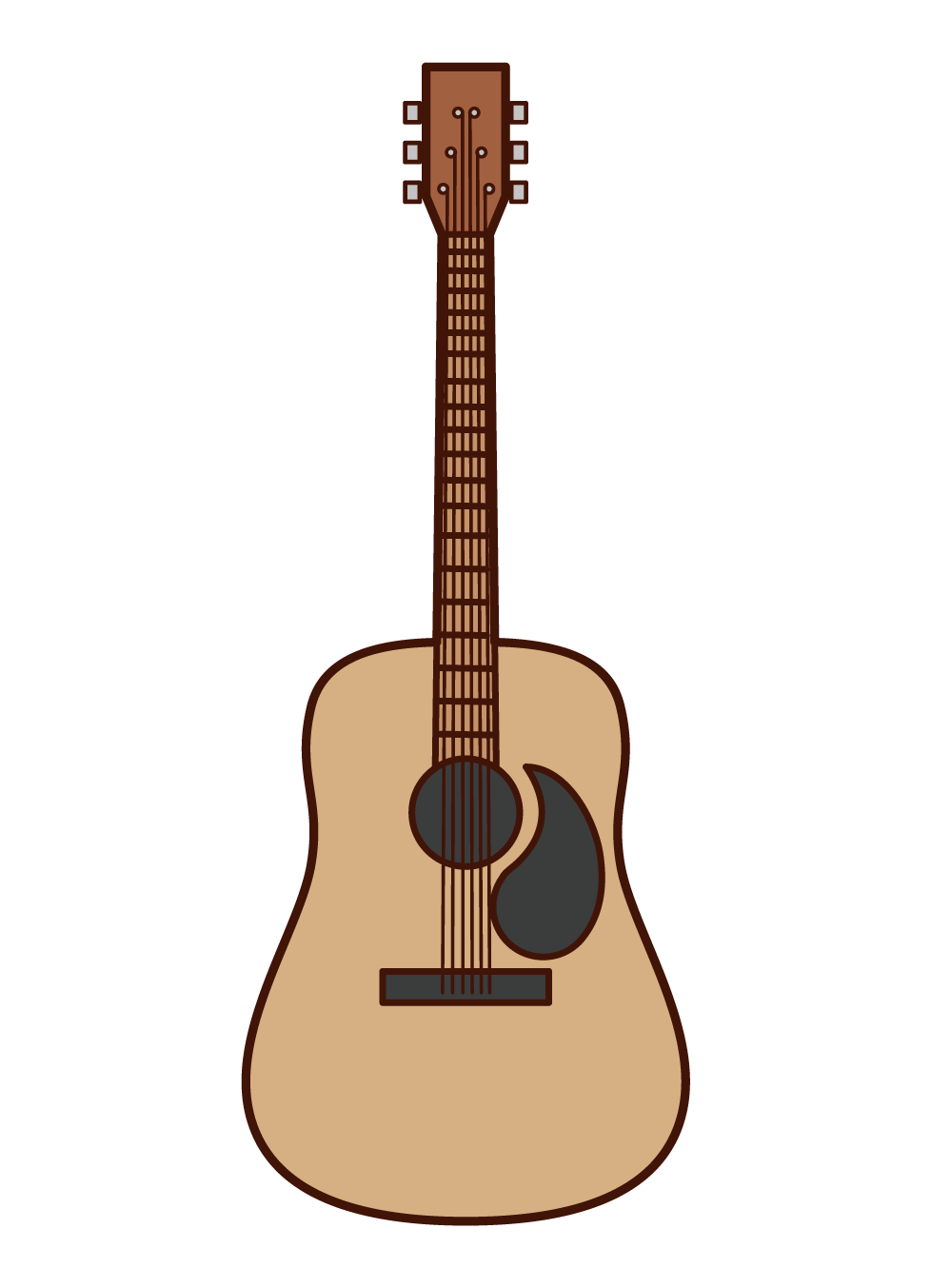 Acoustic Guitar Illustrations