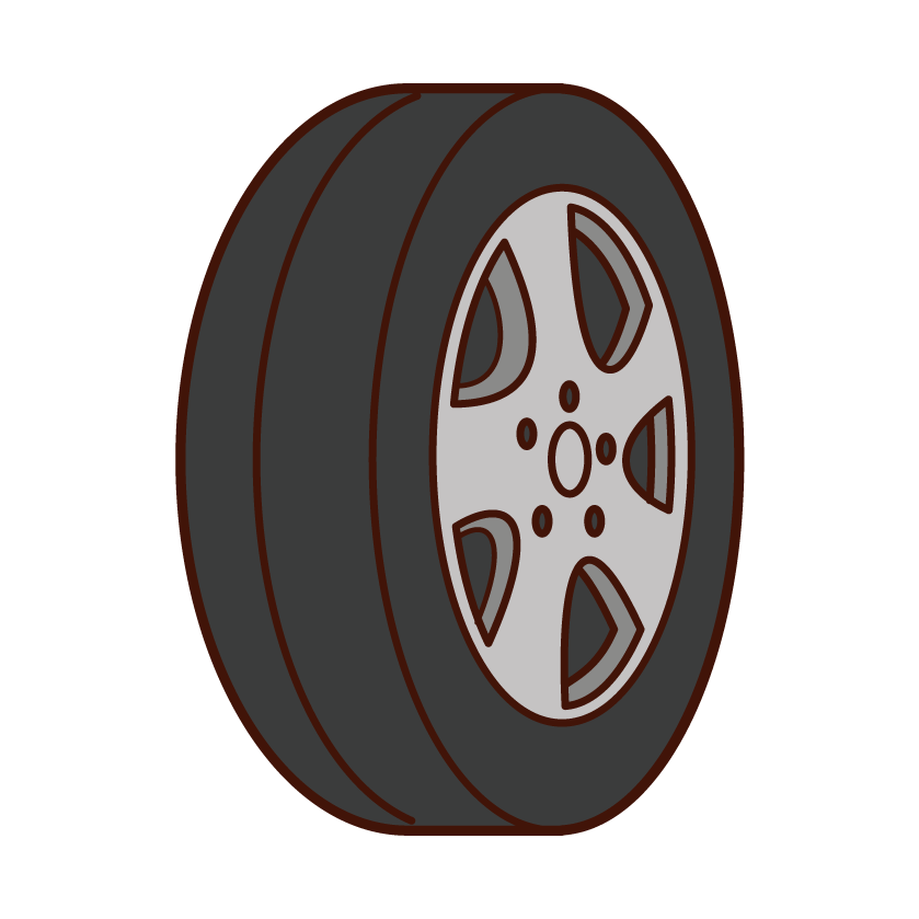 Automobile Tire Illustrations