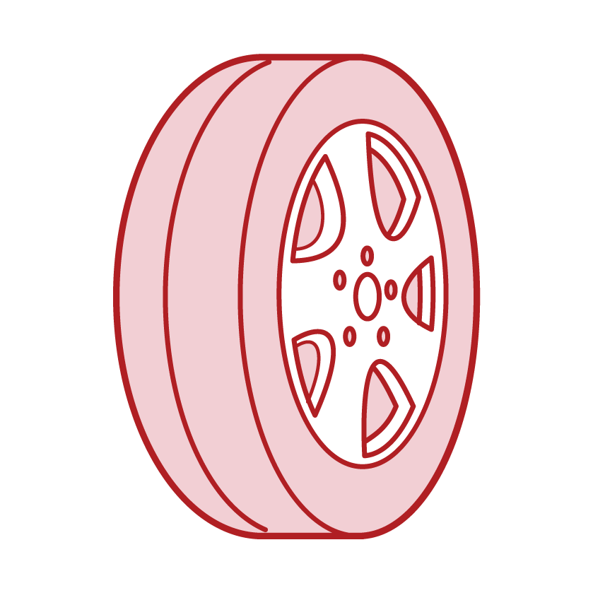 Automobile Tire Illustrations