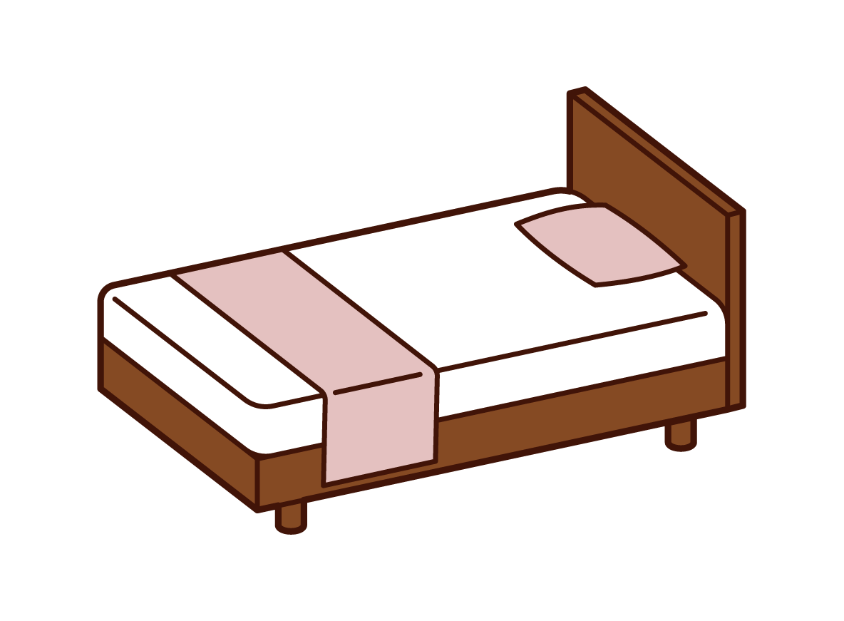 Wooden Bed Illustrations