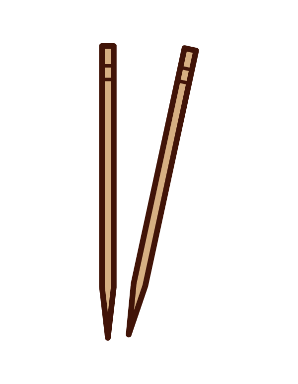 Toothpick Illustration