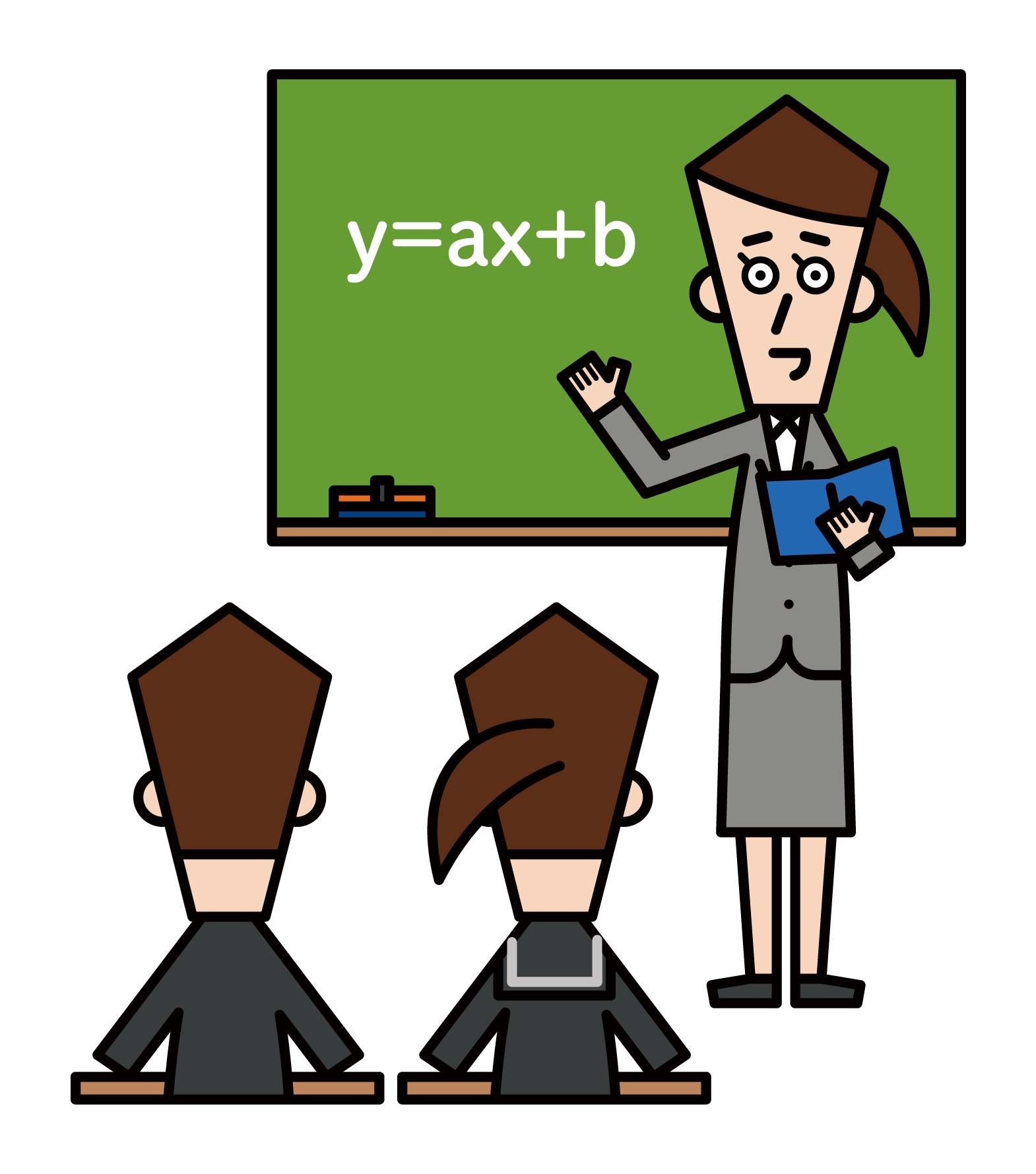 Illustration of an elementary school teacher (male)