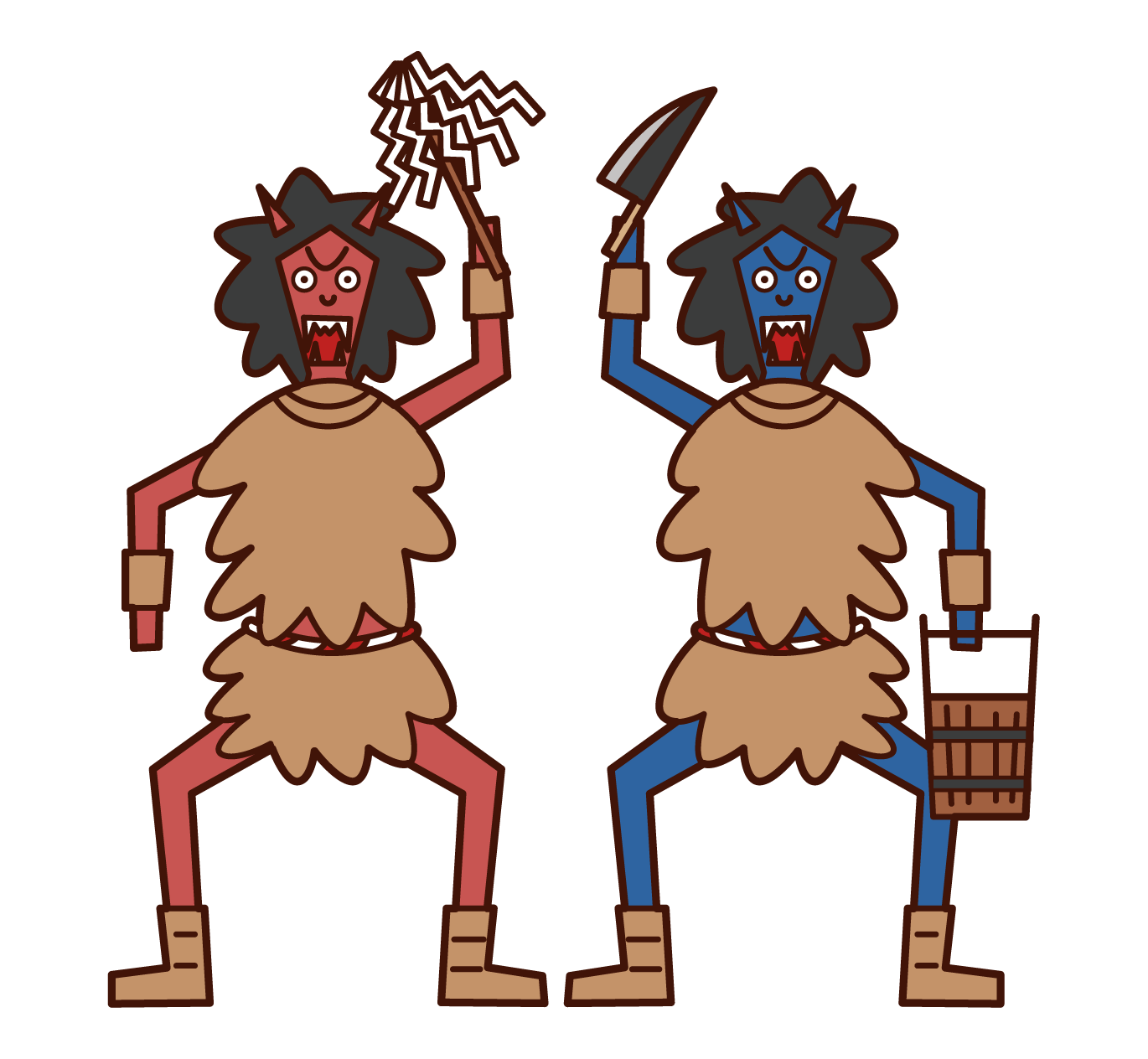 Illustration of Namahage