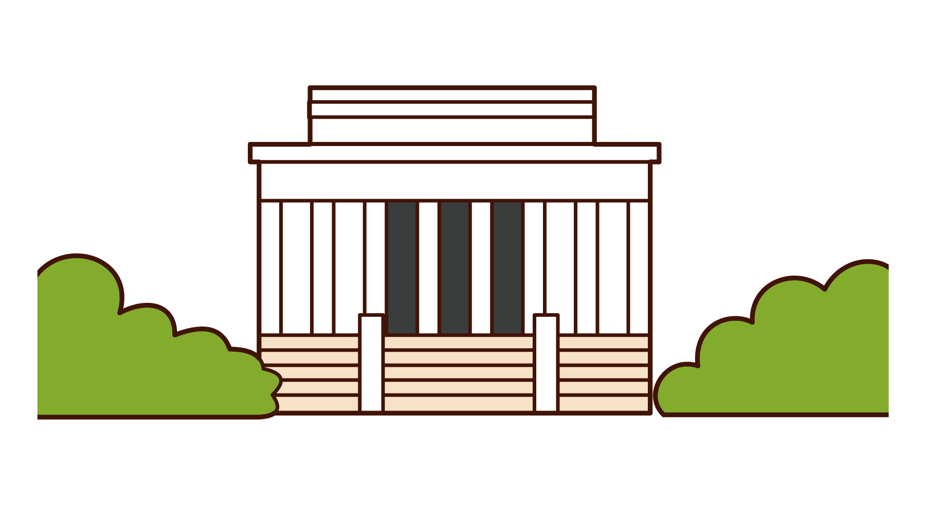 Illustration of Lincoln Memorial