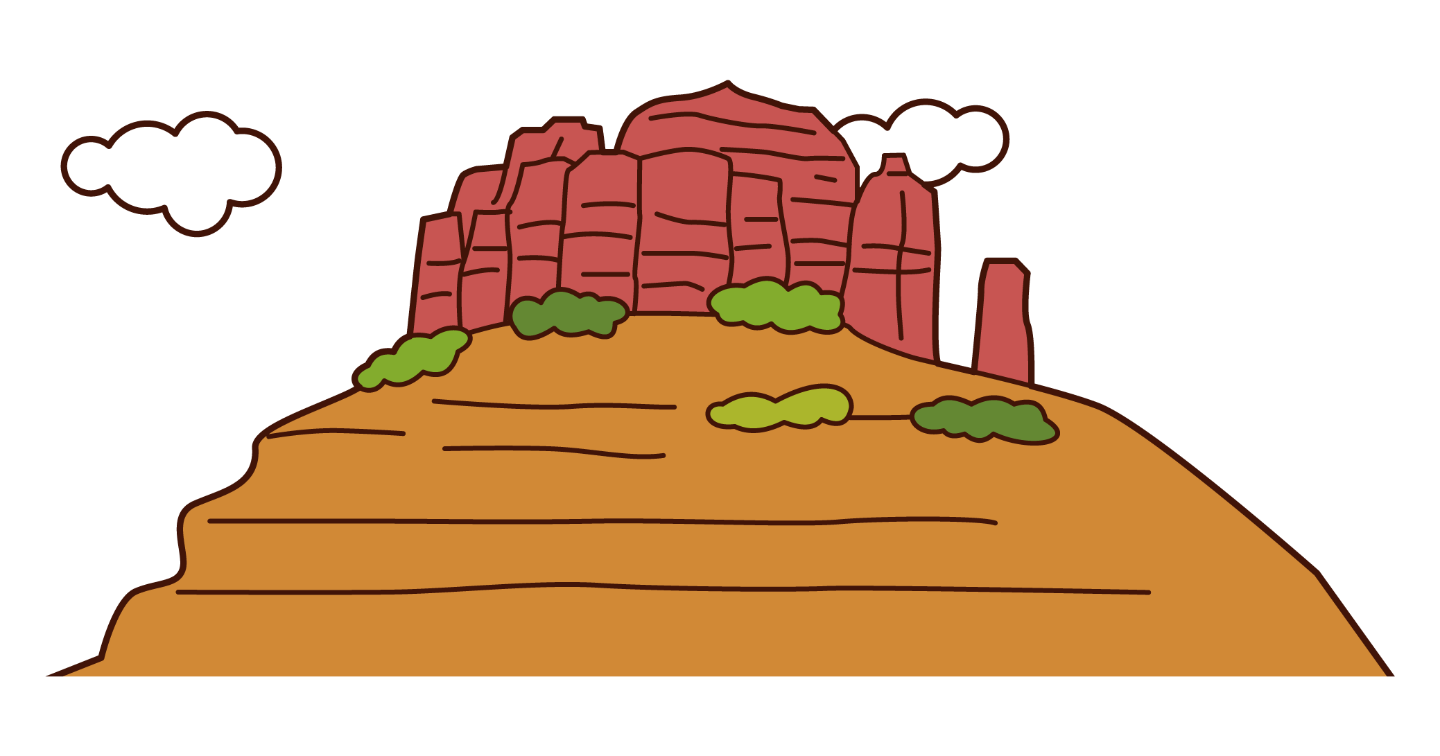 Illustration of Sedona's Bell Rock