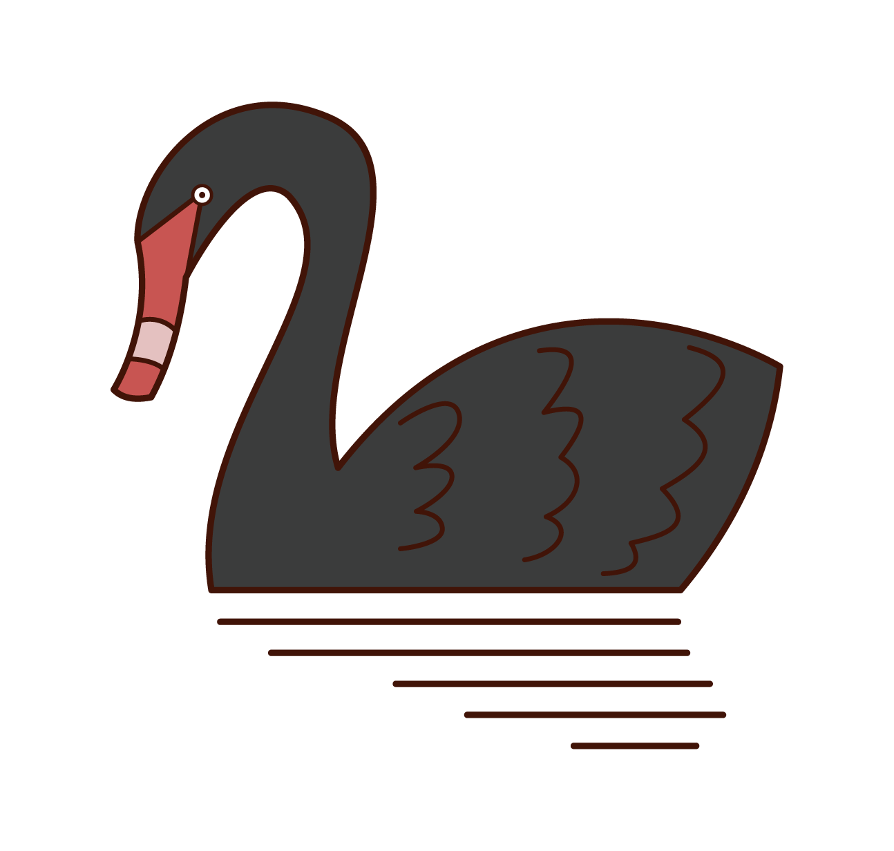Illustration of a snake eagle