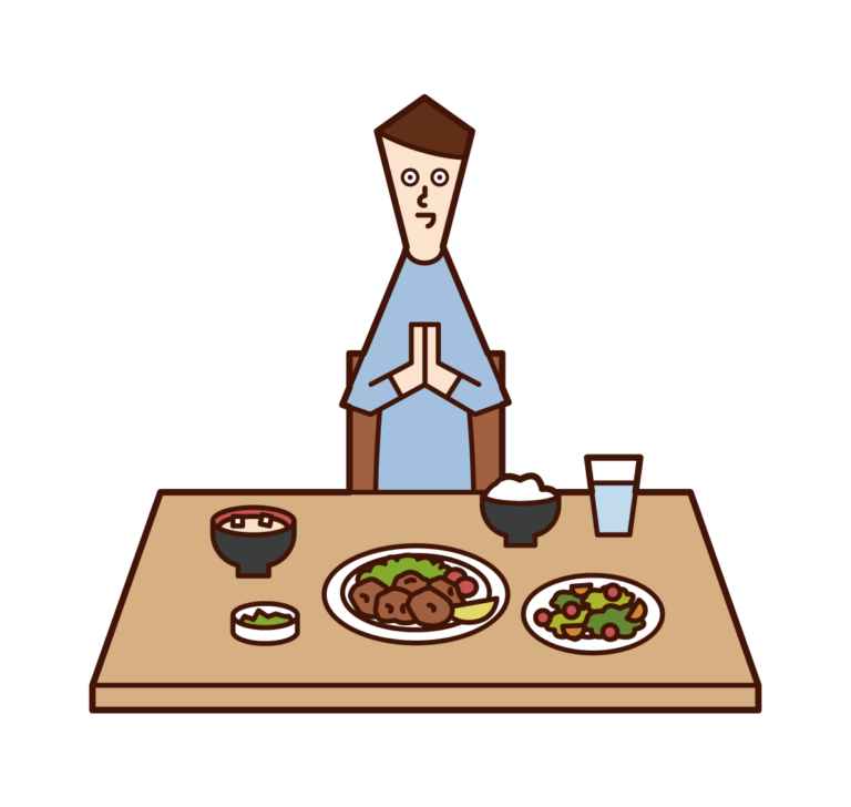 배고픈 사람 (남성) 일러스트 – 무료 일러스트 소재집 KuKuKeKe