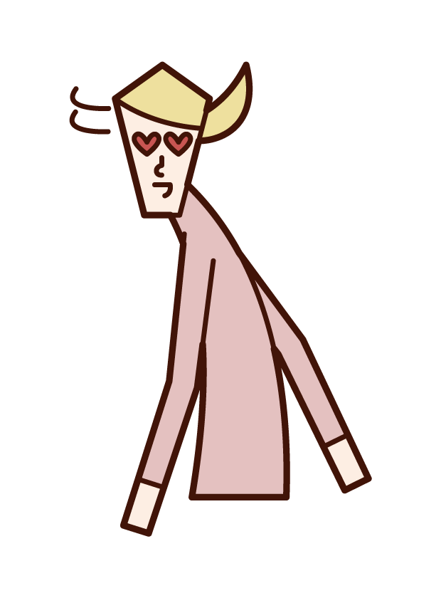 怒りながら振り向く人 女性 のイラスト フリーイラスト素材 Kukukeke ククケケ