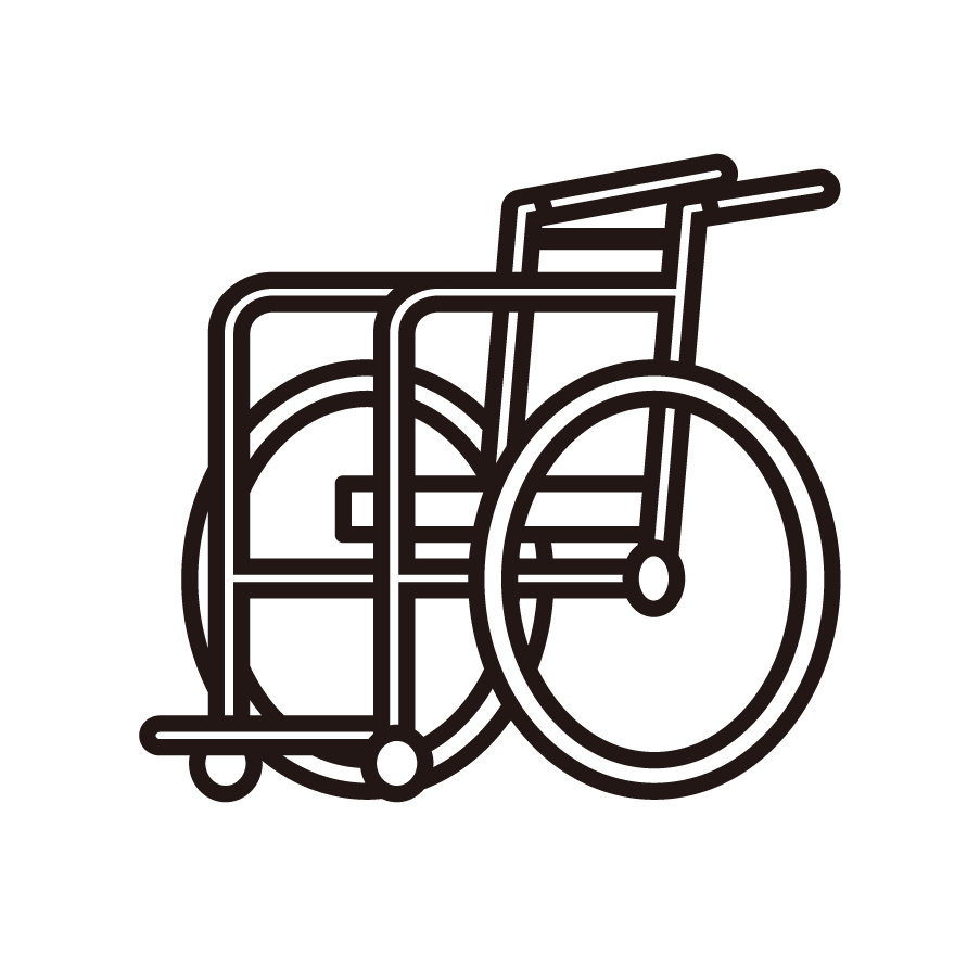 輪椅插圖