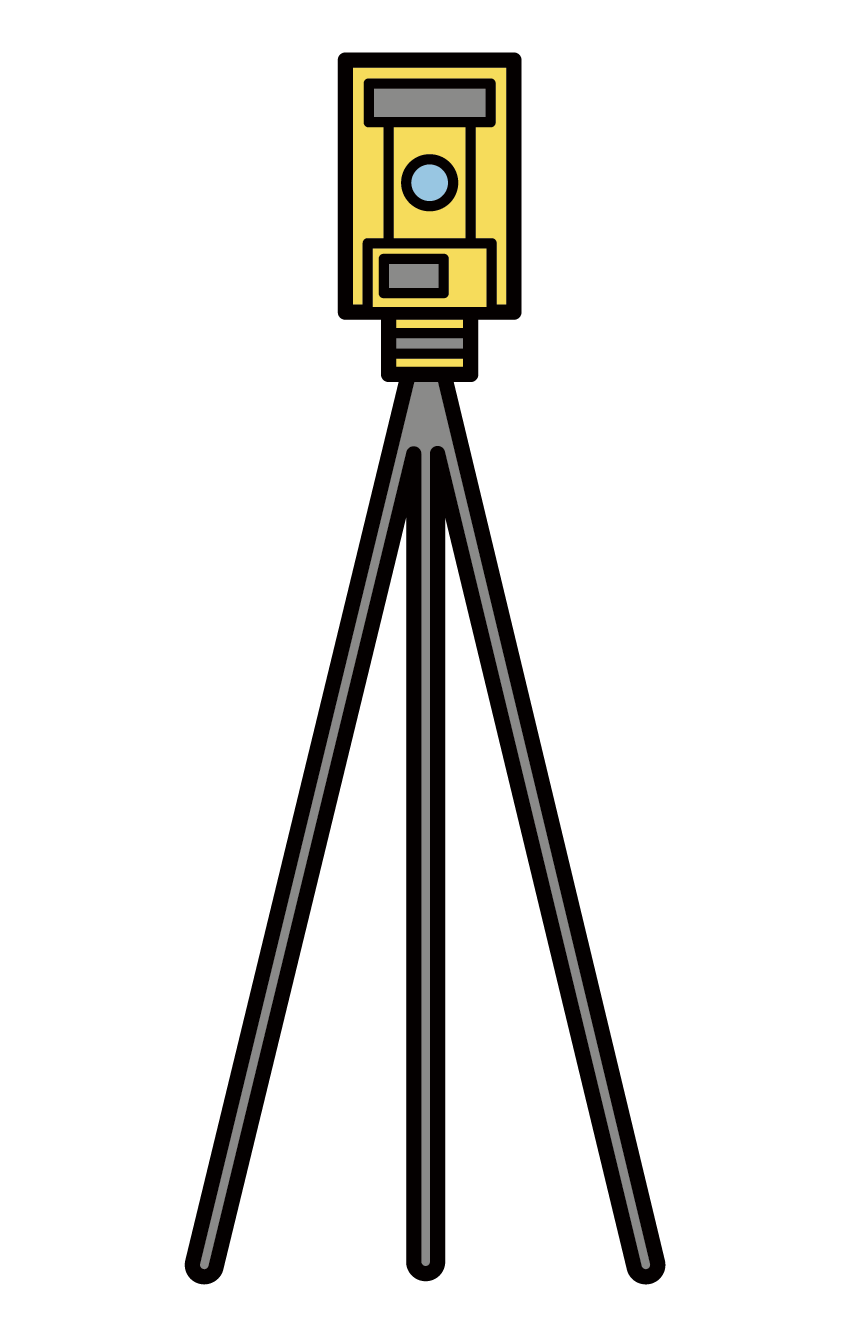 Surveying machine illustration