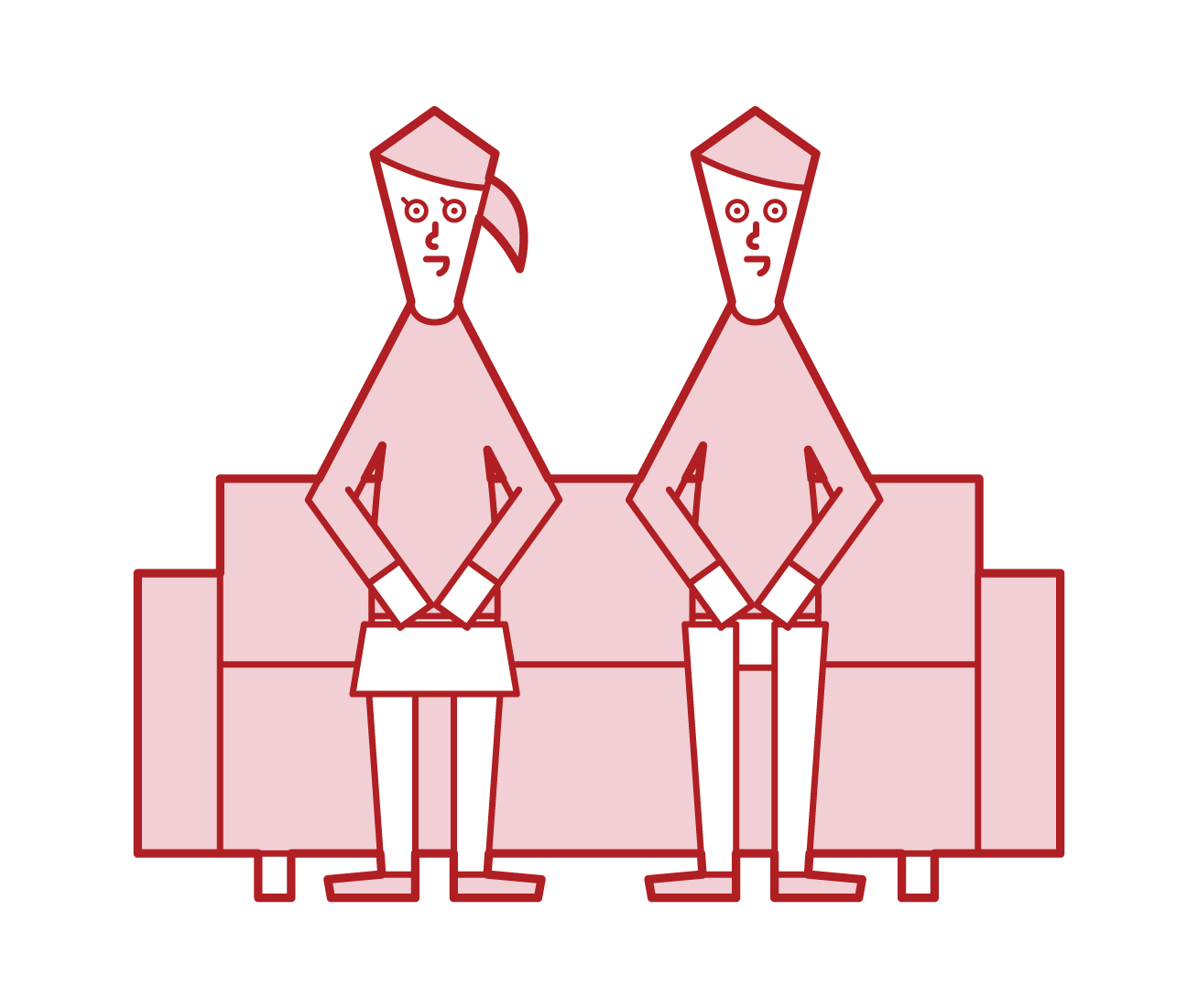 Illustration of a couple