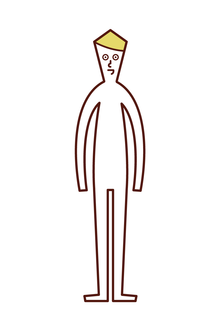 Illustration of human body (man)