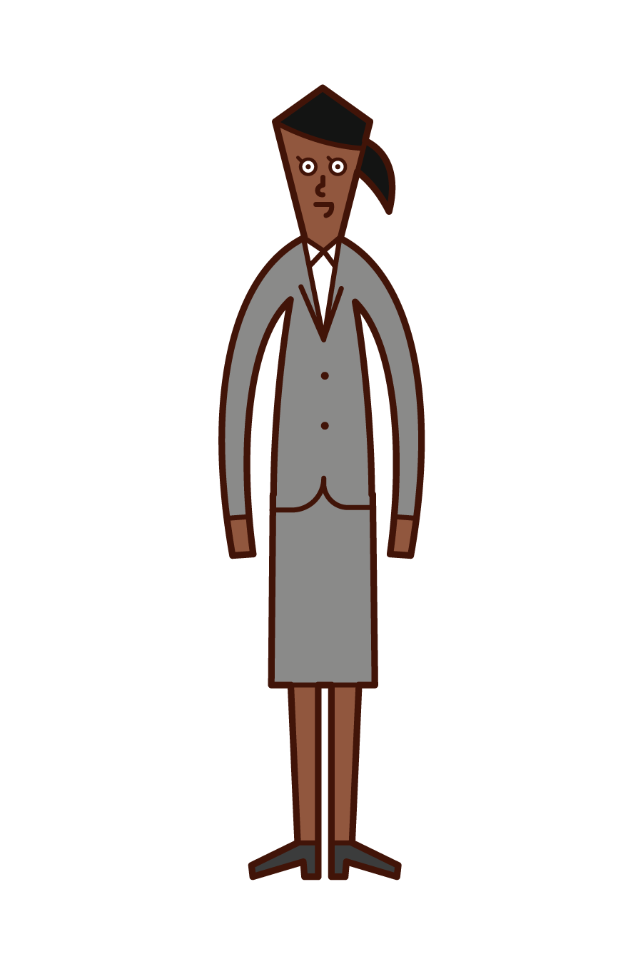 Illustration of a woman in a suit