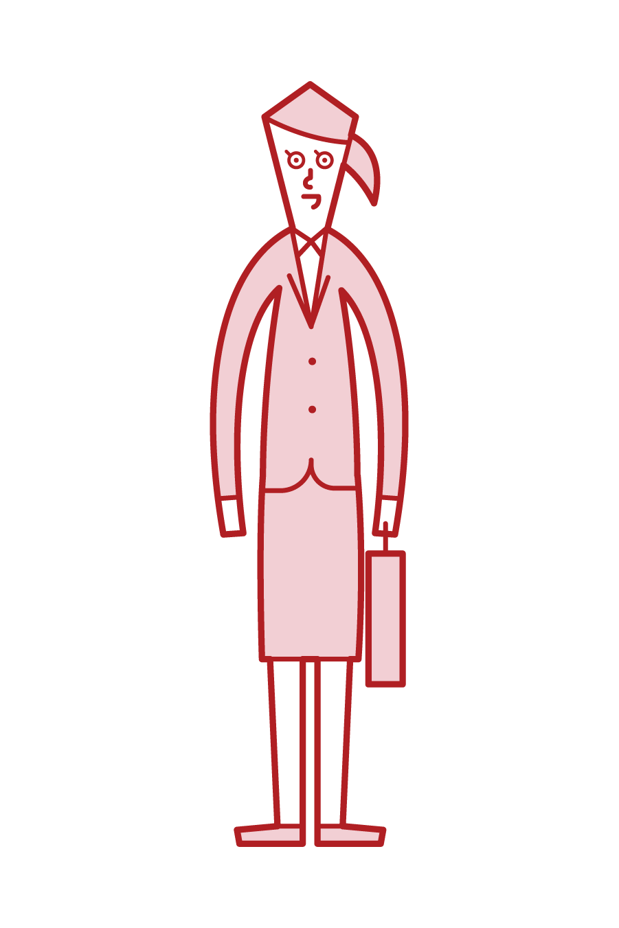 Illustrations of woman employees and office workers