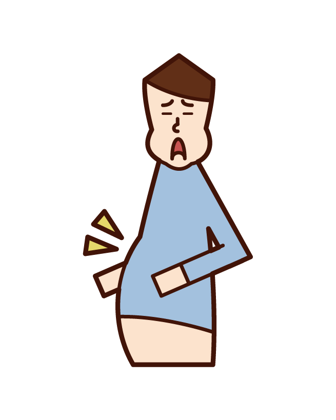 Illustration of metabolic syndrome (man)