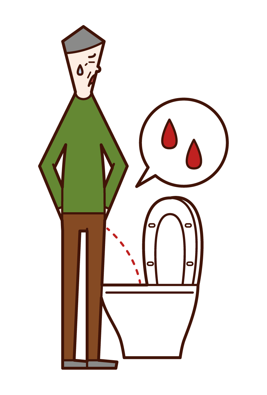 血尿和腎上腺炎的插圖