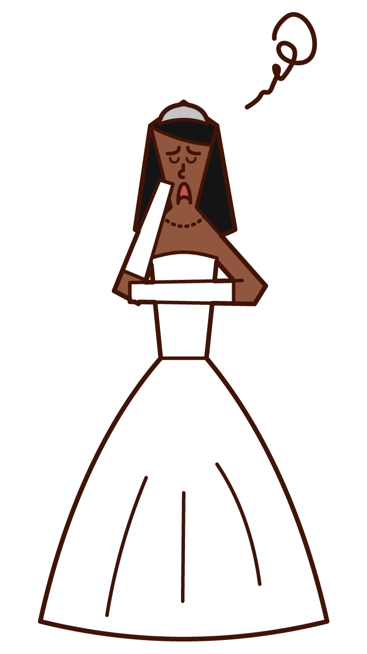 Illustration of Marriage Blue (woman)