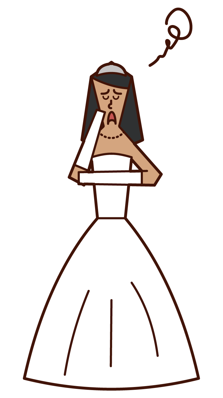 Illustration of Marriage Blue (woman)