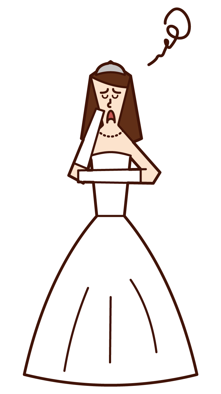 Illustration of Marriage Blue (woman)