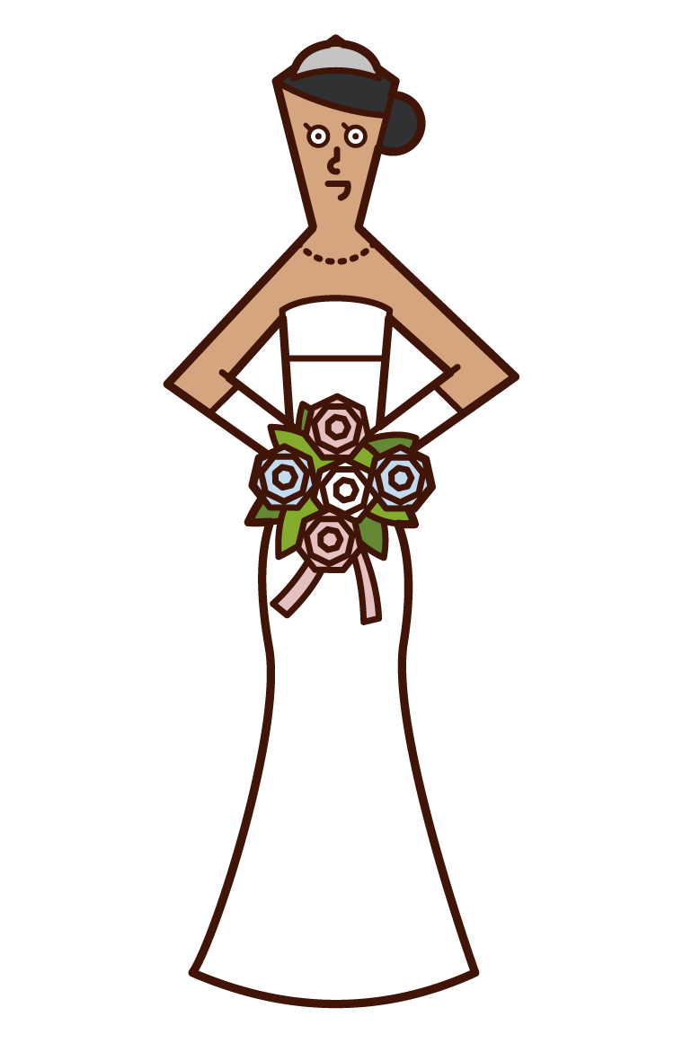 Illustration of the bride