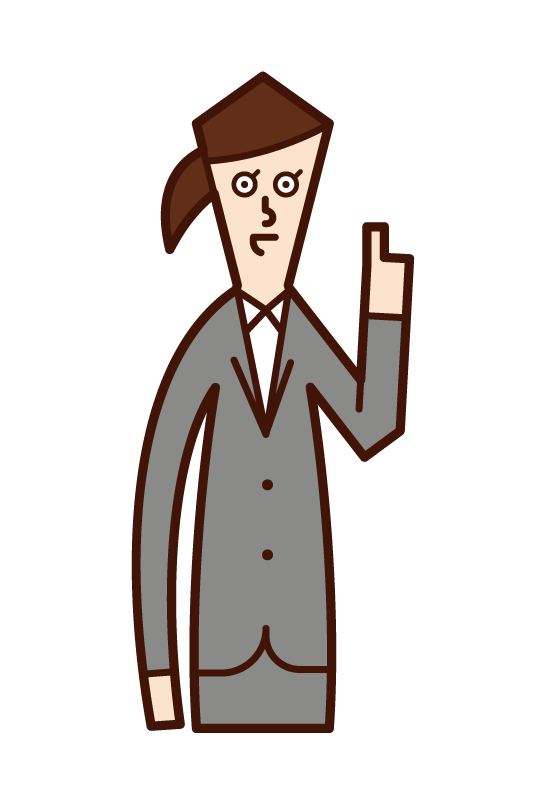 アドバイスをする人 男性 のイラスト フリーイラスト素材 Kukukeke ククケケ