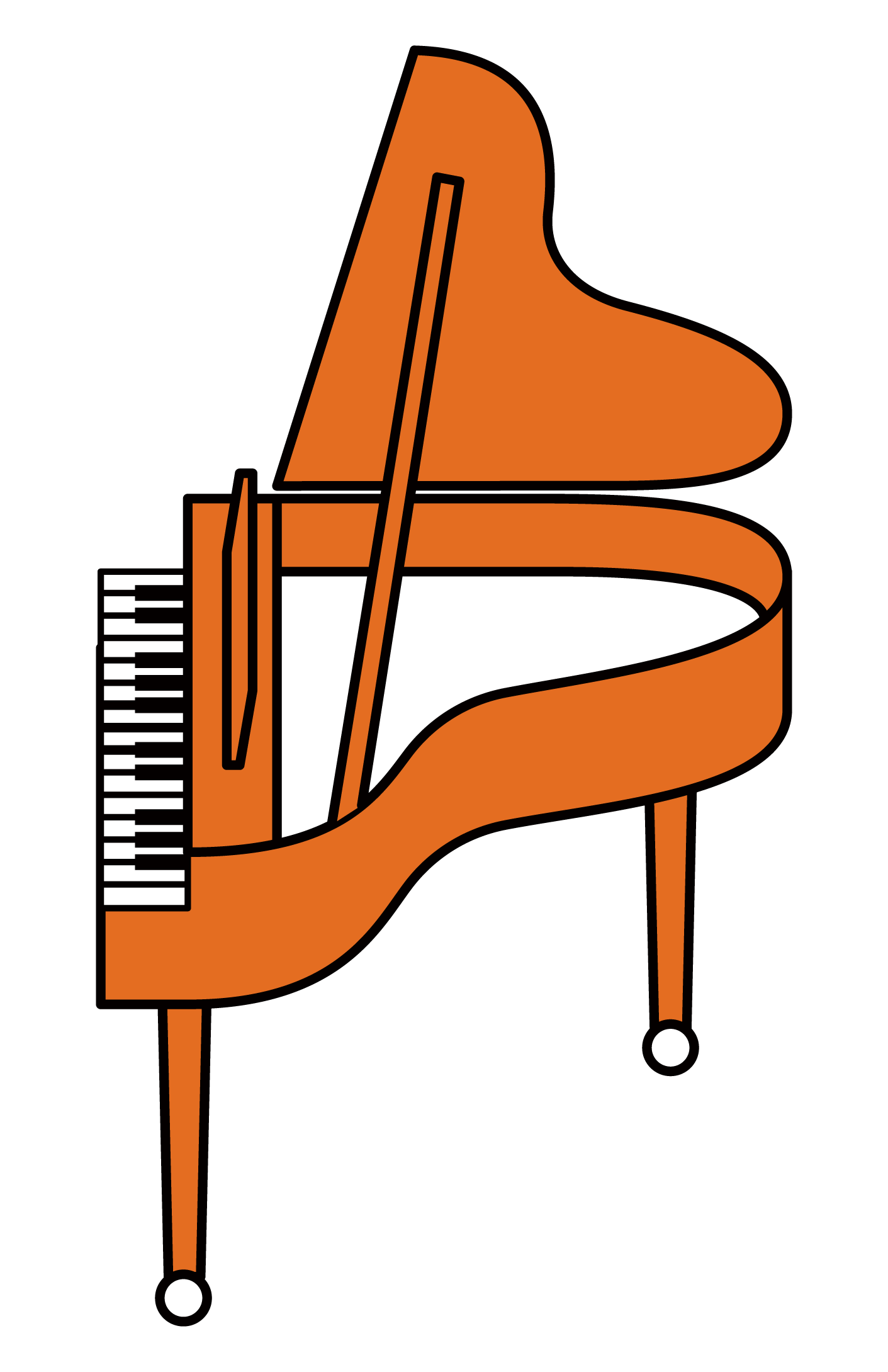 Piano Illustration
