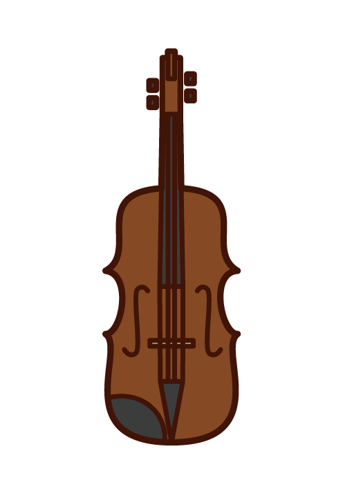 バイオリン・ヴィオリンのイラスト