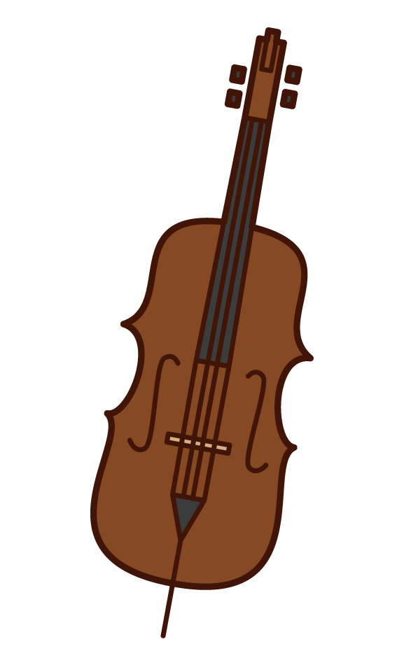 大提琴插圖
