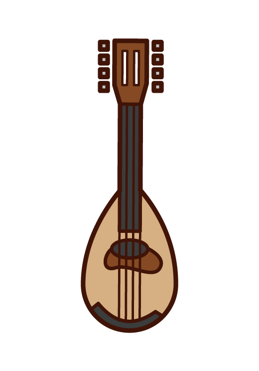 Mandolin Illustration