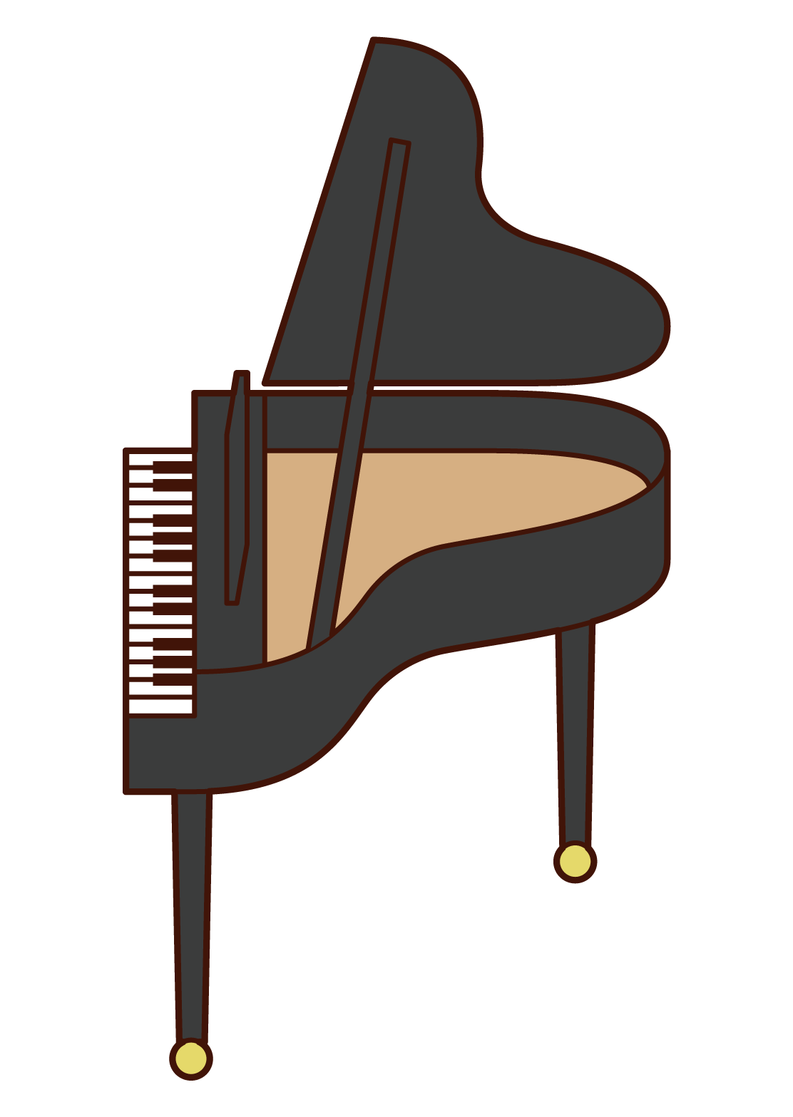 クラリネットを演奏する人 男性 のイラスト フリーイラスト素材 Kukukeke ククケケ