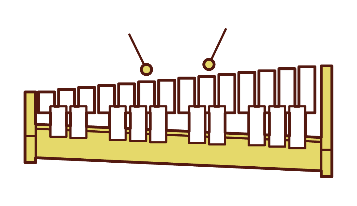 木琴的插圖