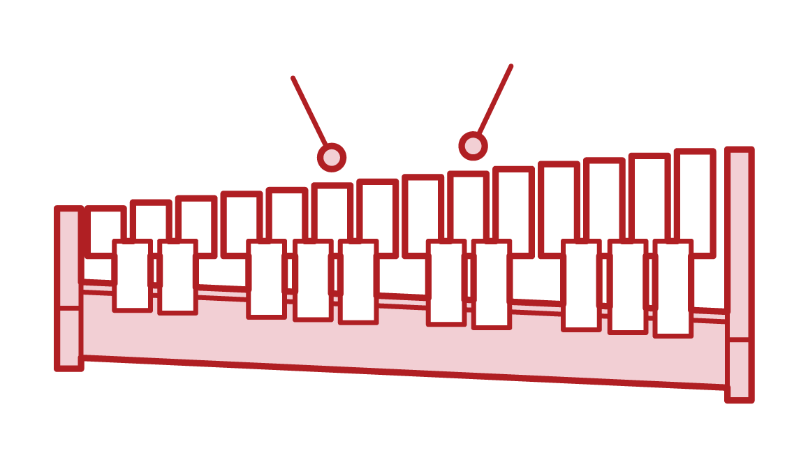 木琴的插圖