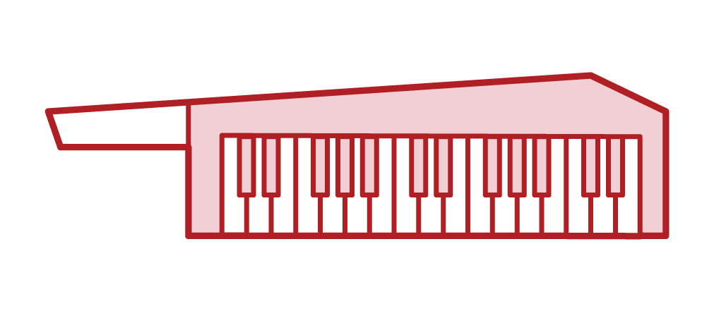 Shoulder Keyboard Illustration