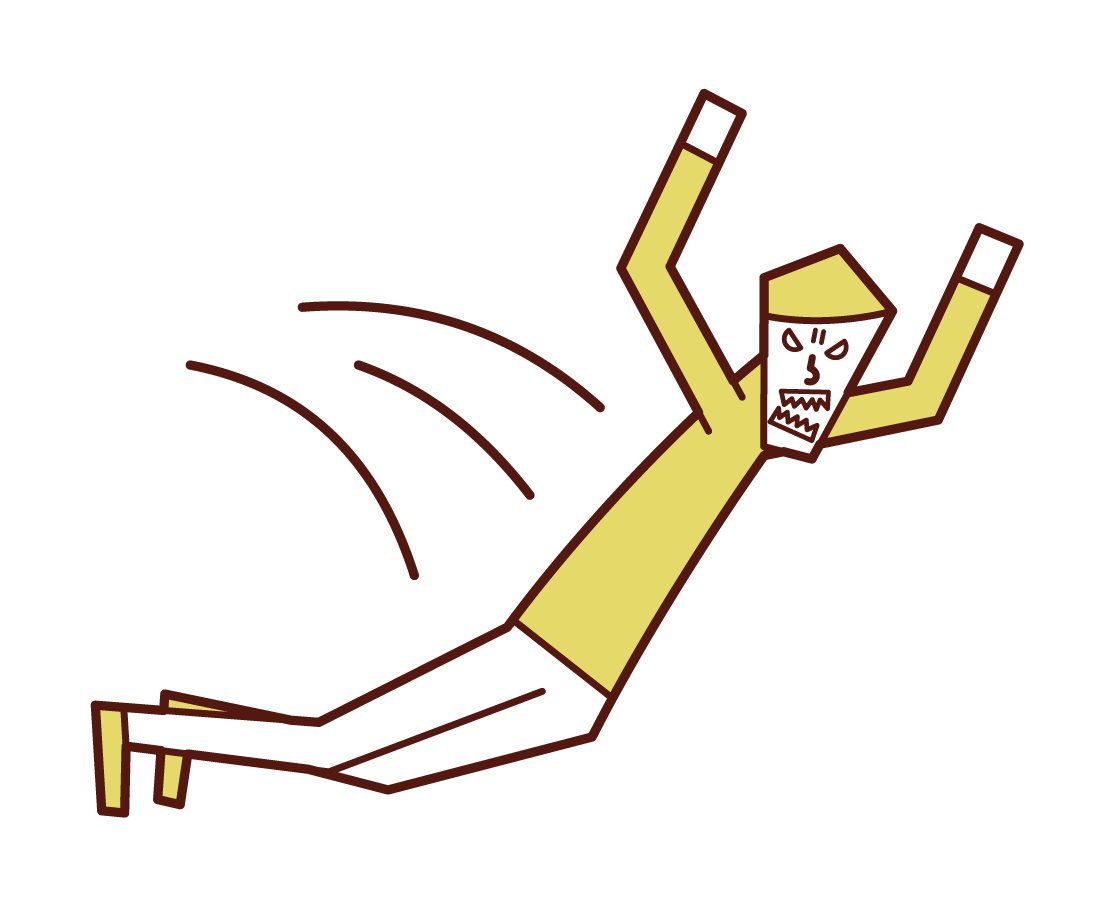 점프 맨 (남성)의 그림