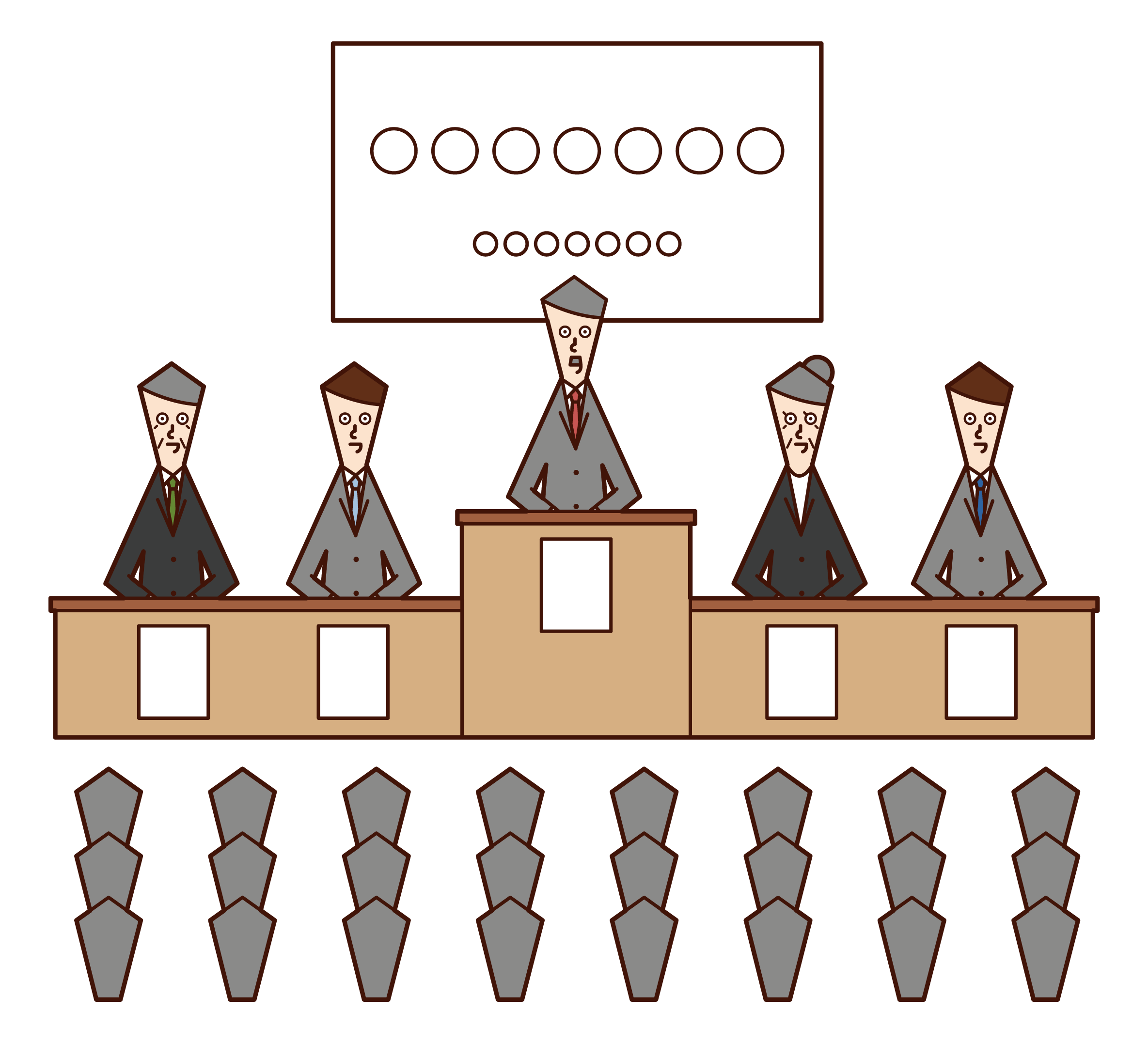 Illustration of general meeting of shareholders