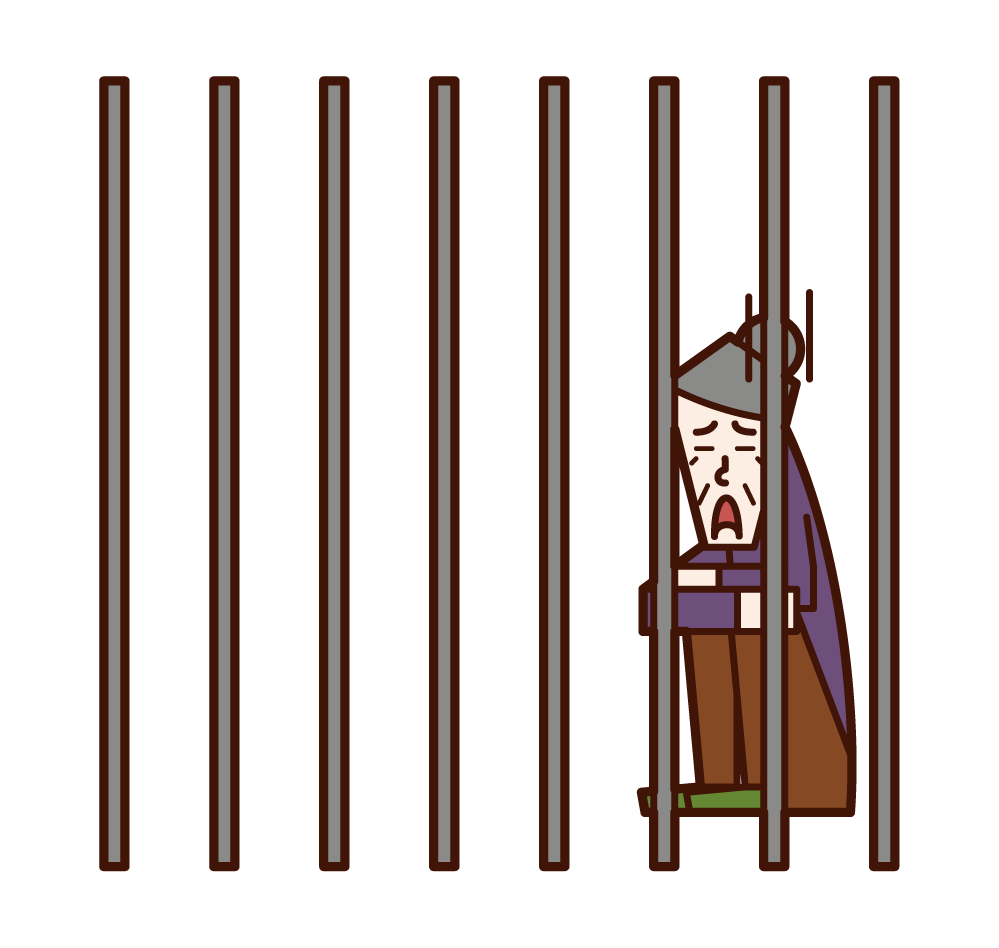 감옥에 갇힌 사람들의 그림