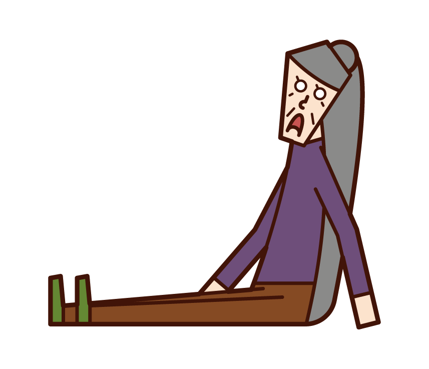 Illustration of a man who despairs