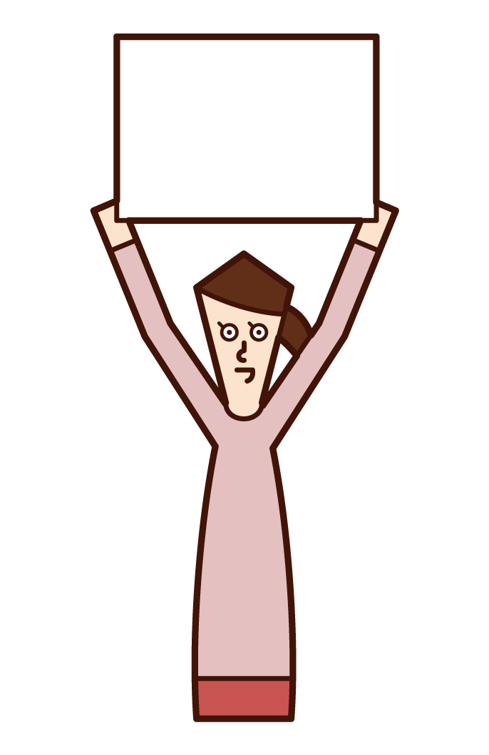 Illustration of a man answering a quiz