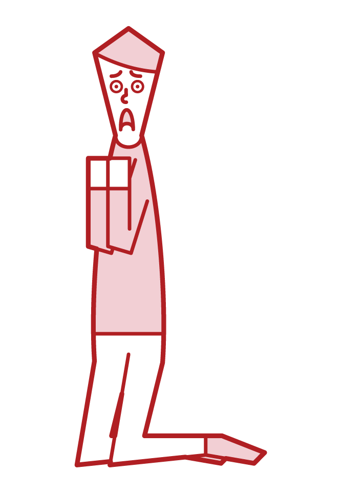 Illustration of a confessor (male)