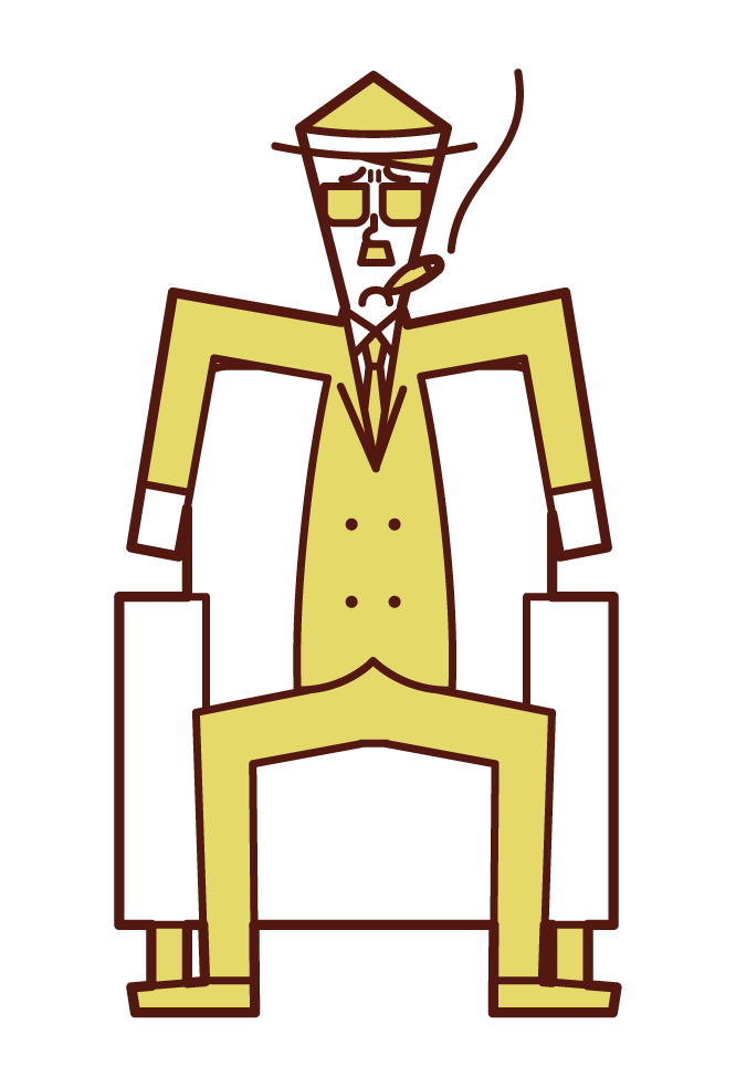 Gang Yakuza (Male) Illustration