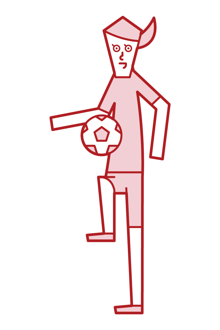 축구 남자 (여성)의 그림