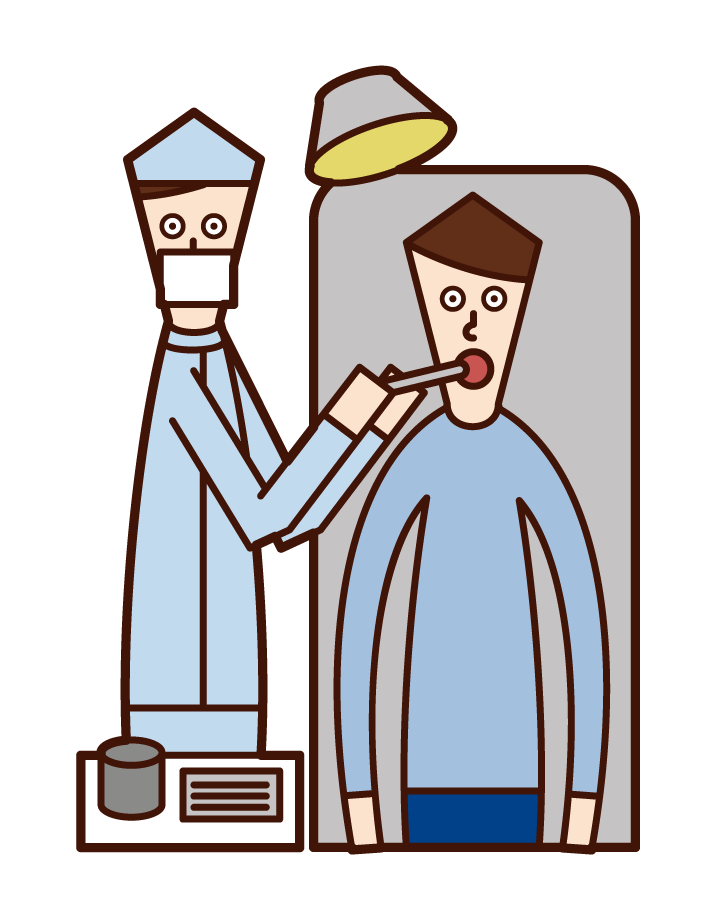 Dentist (male) illustration