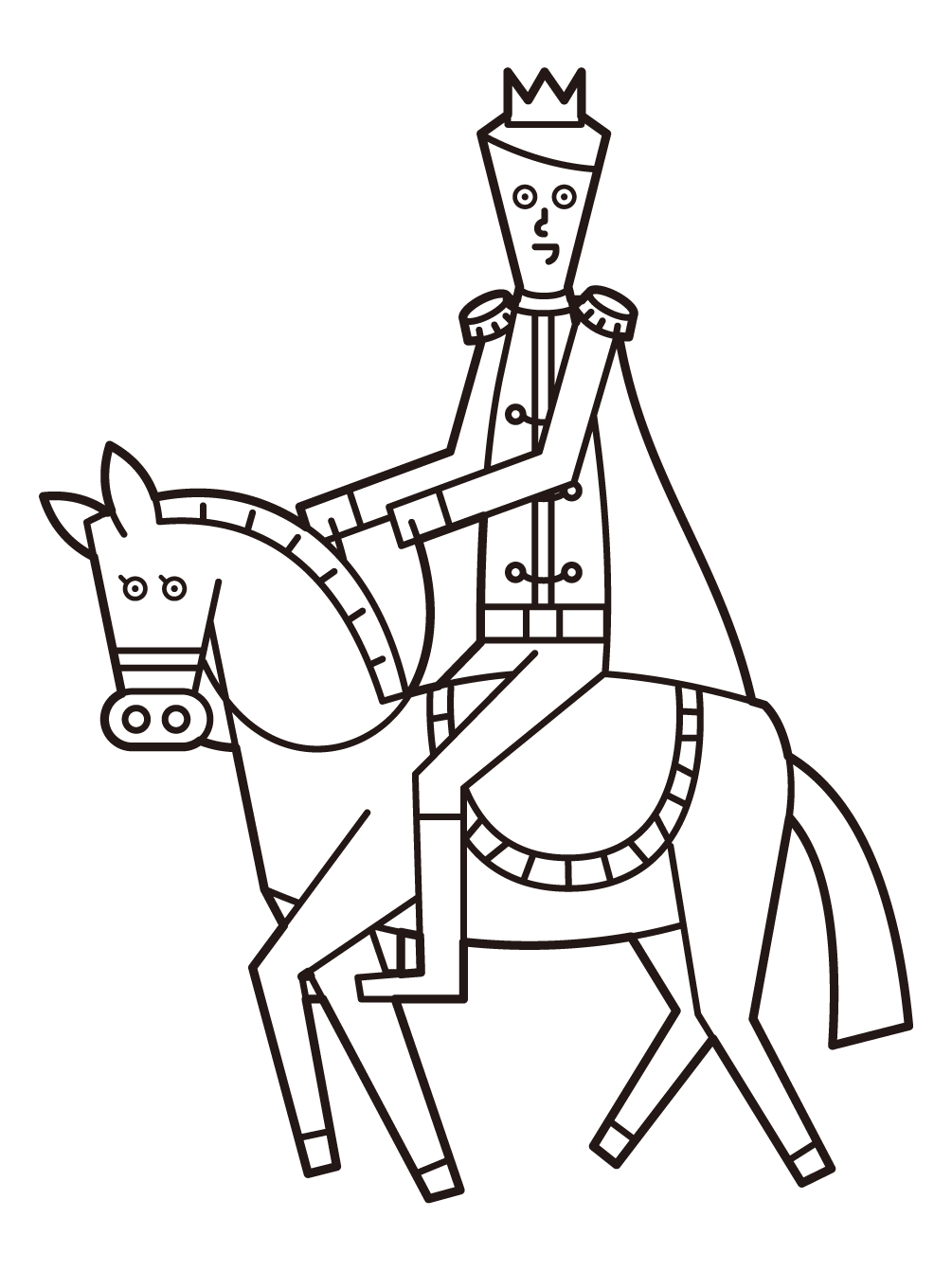 백마 왕자 (남성)의 그림