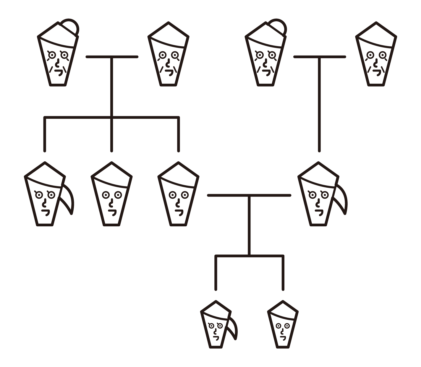 Family tree illustration